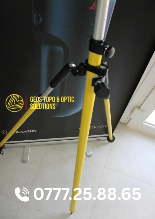 Canne et prisme Topcon accessoires topo (bipode optionnel)