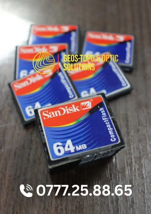 Cartes mémoire CompactFlash pour Leica TPS1200 et équipements topographiques