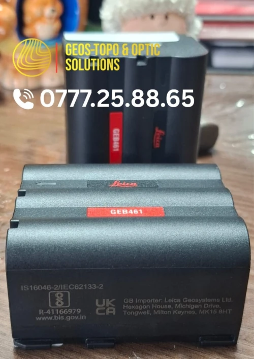 Batterie Leica GEB461 Original Haute performance pour stations totales et lasers