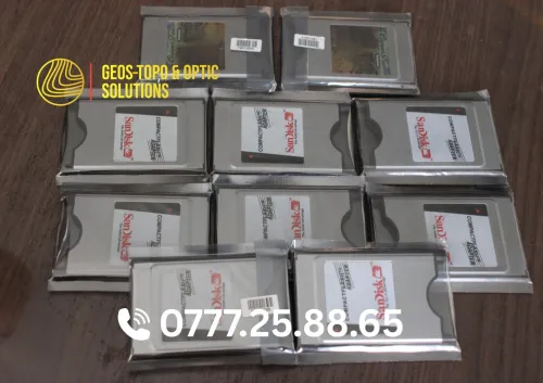 Cartes mémoire CompactFlash pour Leica TPS1200 et équipements topographiques
