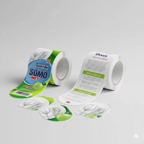  étiquettes flexo