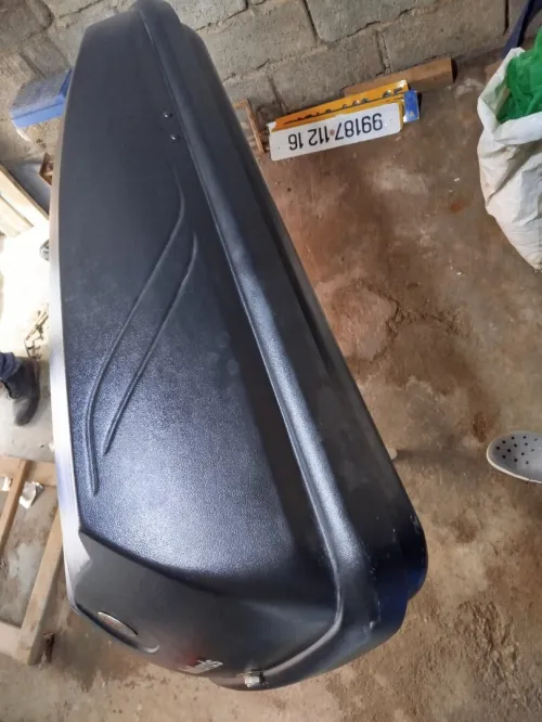 Porte bagage avec ses barres chromées