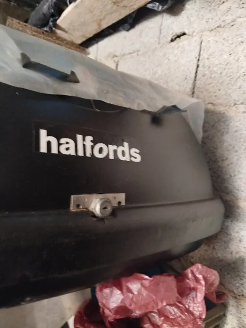 Porte bagage avec ses barres chromées