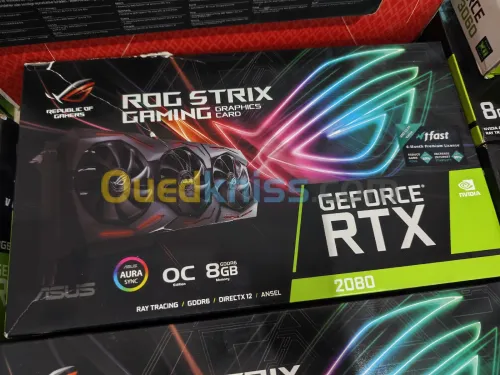 RTX 2080 8GB OC ASUS ROG STRIX  (متوفرة مع تجميعات بسعر أفضل)