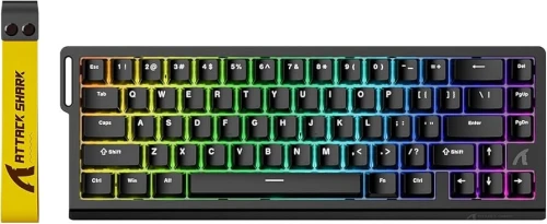 ATTACK SHARK X68 HE - Clavier Gaming 60% RGB - produit neuf