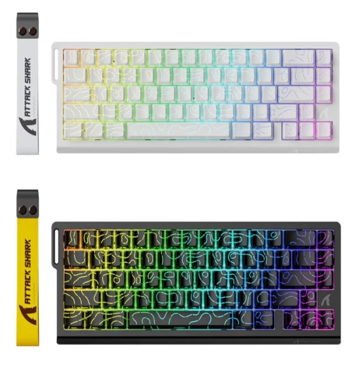 ATTACK SHARK X68 HE - Clavier Gaming 60% RGB - produit neuf