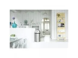 POUBELLE BRABANTIA PUSH BIN 60L ARGENT 484520