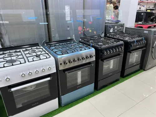 Cuisinière Extra blanche/noir/inox ( gaz/gaz )(gaz/électrique)