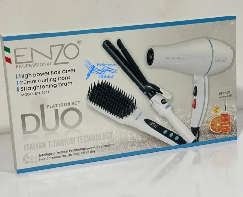 Kit Enzo DUO professionnel EN6311 طقم العناية بالشعر الإحترافي