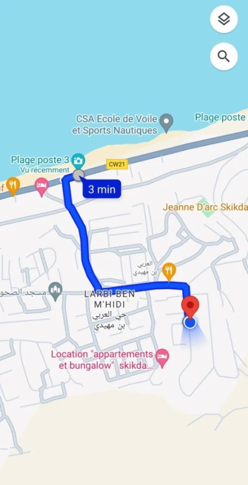 Location vacances Appartement Niveau de villa F3 Skikda Filfla