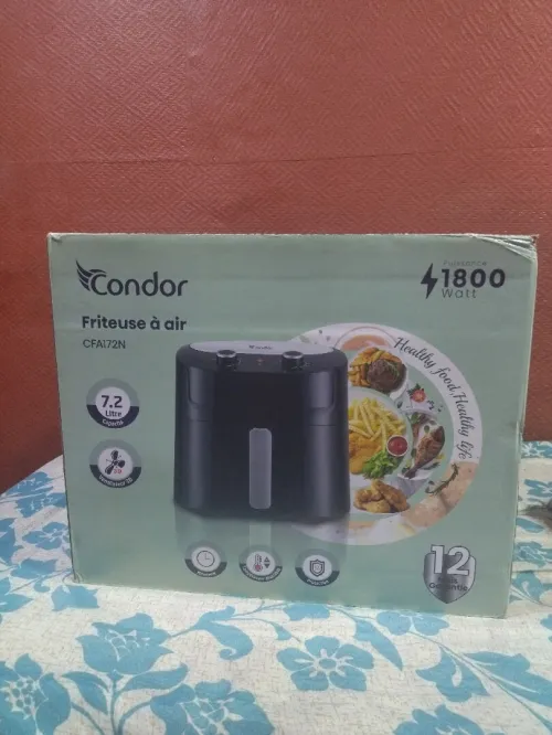 Slm. Friteuse à air condor 7.2 liter . Avec sa boîte . Prix négociable