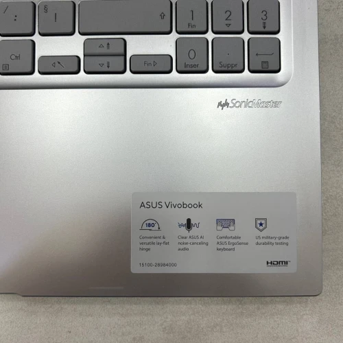 Asus Vivobook 15 15.6 pouce FHD Intel Core 5 120U 16Go DDR5 3200MT/s 512Go SSD NVMe Intel Graphics