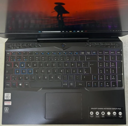 Medion ERAZER 15,6 i7-10750H 16 Go DDR4  512 Go SSD NVMe NVIDIA GeForce RTX 2060 6 Go GDDR6 Clavier RGB