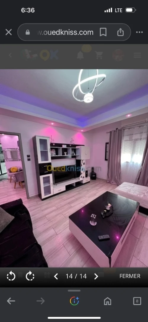 Location vacances Appartement F2 Oran Bir el djir
