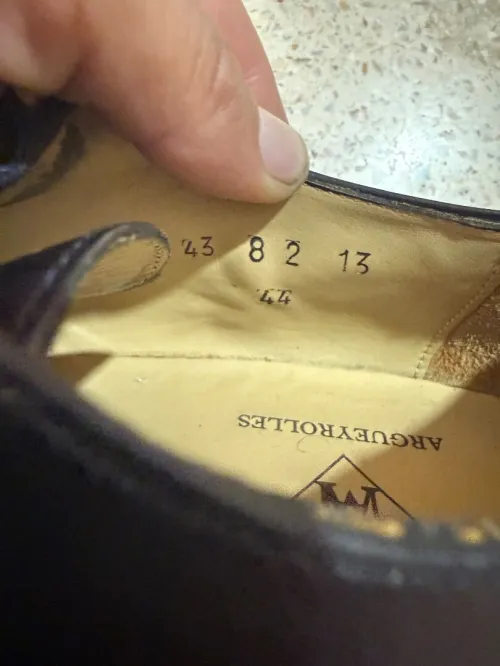 Chaussures homme en cuir véritable original venue de France p44 