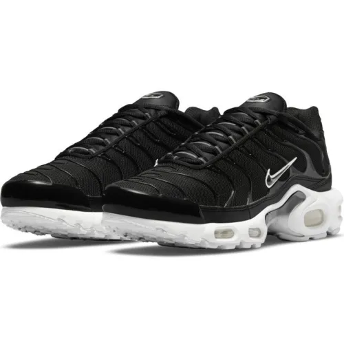 NIKE AIR MAX PLUS TN "BLACK-WHITE" TRAINERS VARIOUS SIZES (DM2362 001)