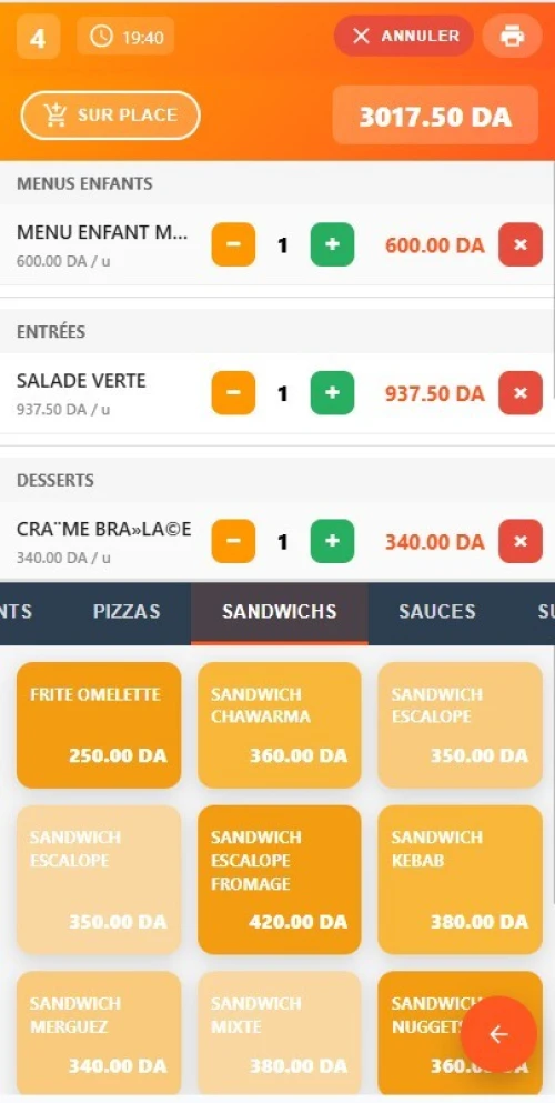 Logiciel de resto - pizzeria - Snack ...