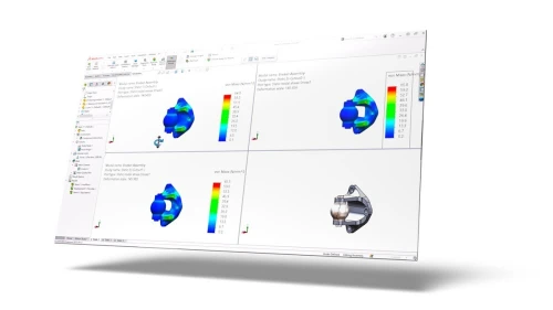 Simulation Note Calcul Conception des Systèmes Industrielle en Sous-Traitance / Freelance SOLIDWORKS