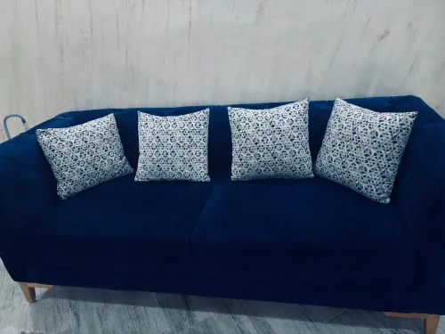Salon bleu roi