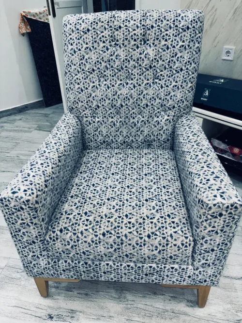 Salon bleu roi