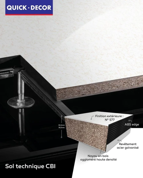 Plancher technique Dalle Cbi Europe Quick Decor