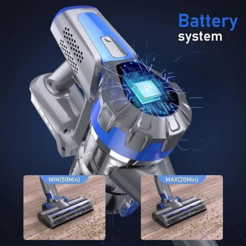 Multismart Aspirateur Balai flex Sans Fil 2-en-1 avec Écran Tactile Aspirateur Sans Fil Maniable 