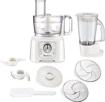Moulinex doubleforce Hachoir électrique compact 2,2 L 