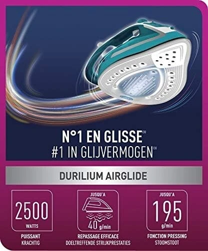 Calor Easygliss Plus Fer à repasser vapeur, 2500 W
