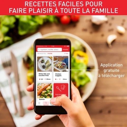 MOULINEX FRITEUSE A AIR CHAUD ET GRILL EASY FRY & GRILL DIGITAL 2-EN-1 XXL INOX EZ801D10