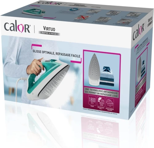 Calor Virtuo Fer à repasser vapeur, 1800 W
