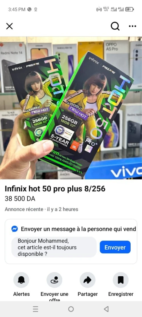 Infinix Hot 50 pro plus