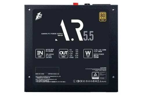 PSU 550W First Player PS-550AR - 80 PLUS GOLD Certified