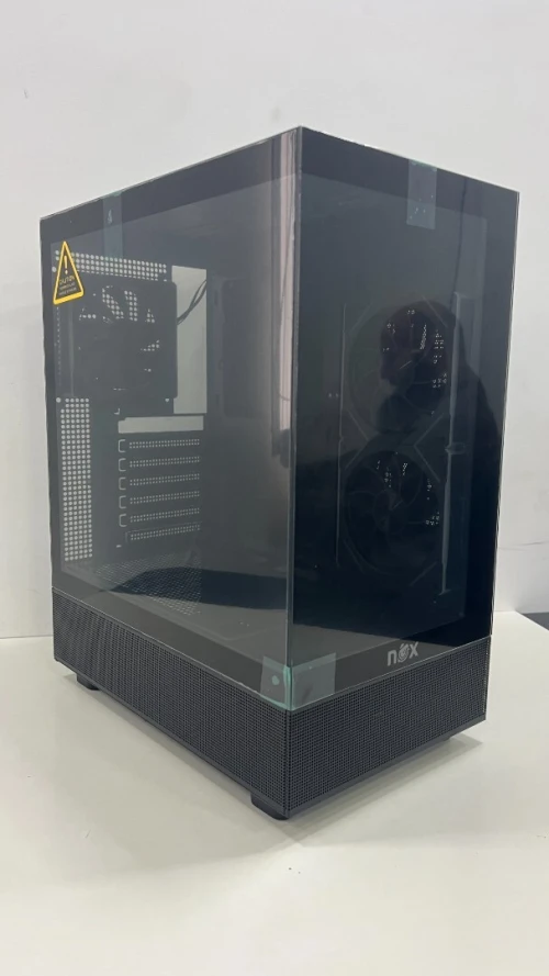 Boitier Gamer NOX PHANTOM full Black plus 3Pcs Fans M42-12cm ARGB