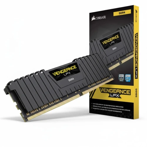 Mémoire RAM CORSAIR VENGEANCE LPX DDR4 8Go 3200MHz BLACK