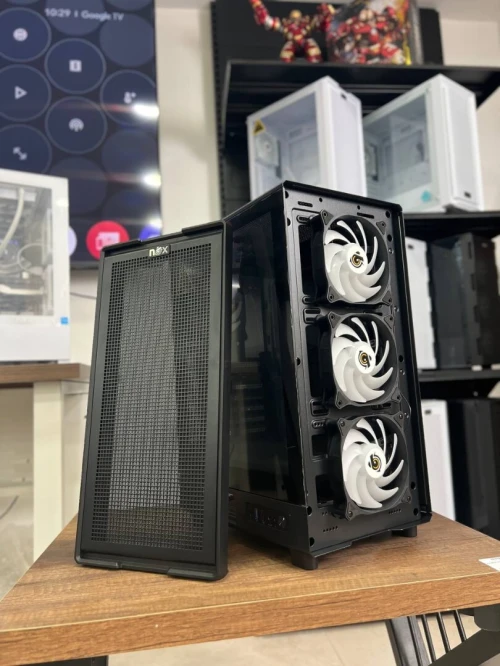 Boitier Gamer NOX APEX FLOW full Back plus 4Pcs Fans RGB