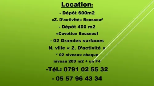 Location Hangar Constantine El khroub