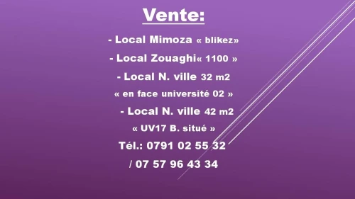 Vente Local Constantine Constantine
