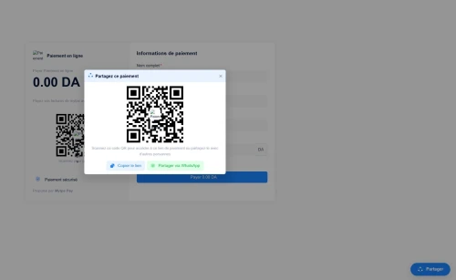 برنامج خاص بالدفع الإلكتروني TPE ET CODE QR