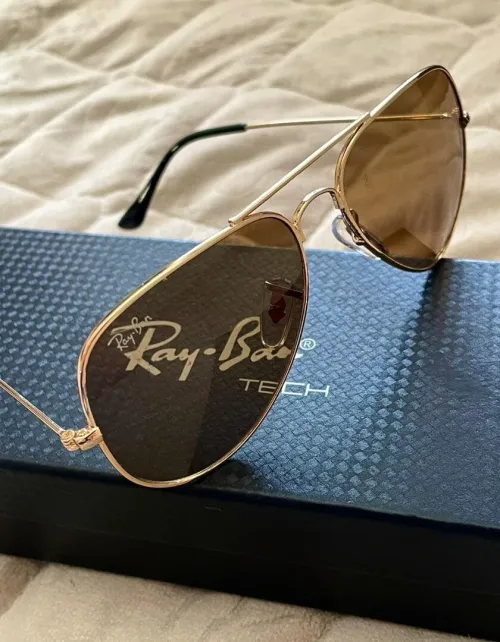 RAY-BAN  MÉTAL RB   aviator Luxury Designer Eyewear. Fabrication   itali