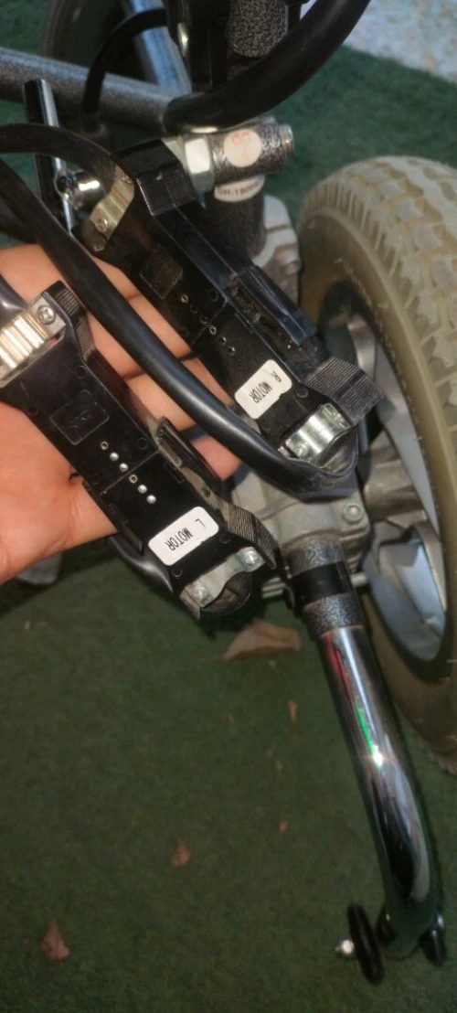 Manette fauteuil roulant électrique