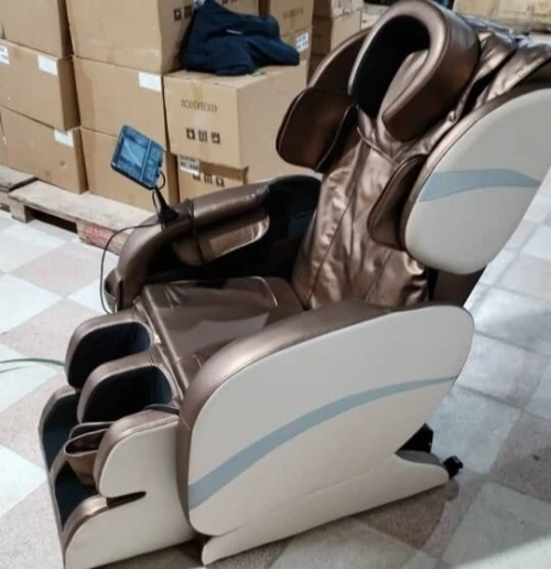Fauteuil massage relax lux avec tablette 