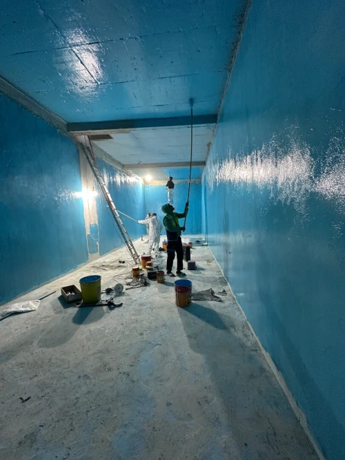 Revetment epoxy résine