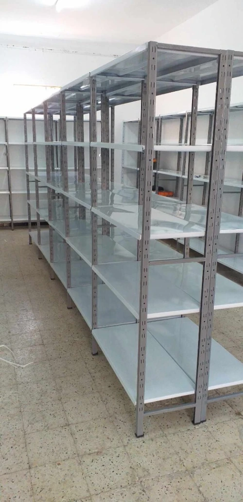 Etagere rayonnage métallique léger stock dépôt magasin archive