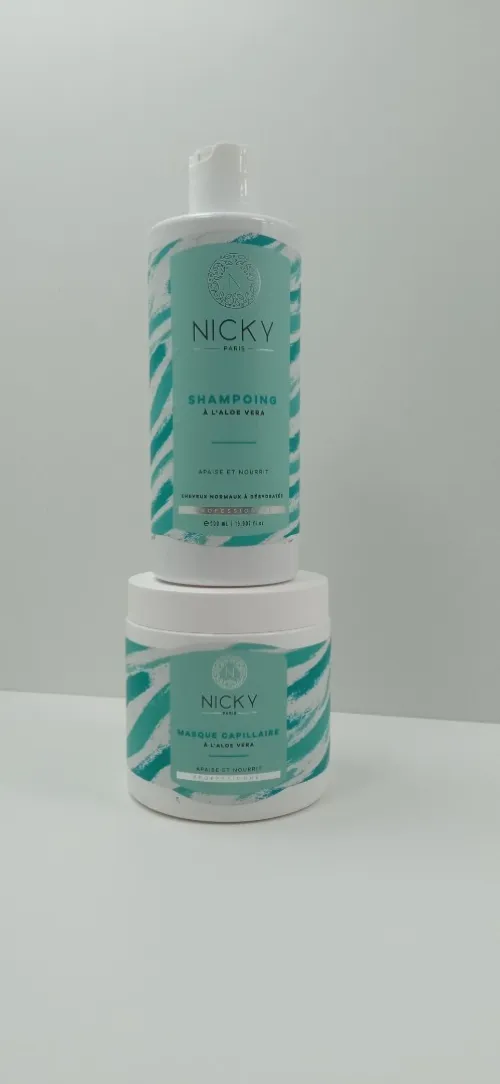 Nicky Paris Shampoing et crème pour soins capillaire 