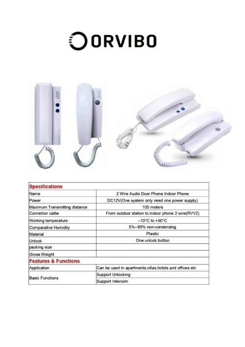 Interphone pour AADL et promoteurs immobiliers