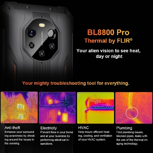 BLACKVIEW BL8800 PRO 8GB/128GB 8380mAh Caméra By FLIR