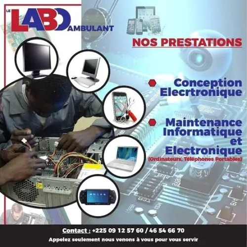 Technicien en électronique réparation tout carte mère et alimentation- industriel