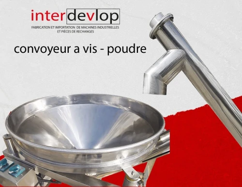   CONVOYEUR A VIS DE POUDRE  