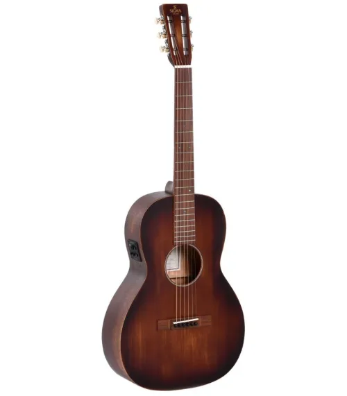 Guitare Sigma 00M-15SE-AGED guitare électro-acoustique folk avec housse