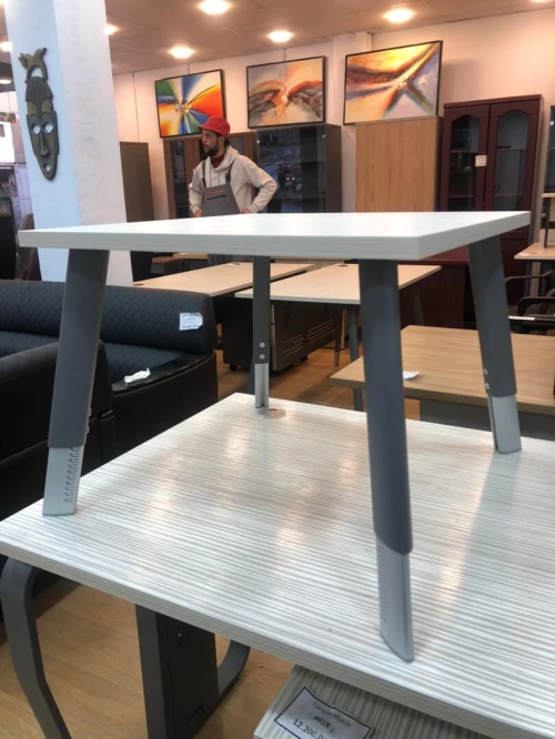 table basse Piétement métallique réglable 60x60x45 cm